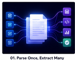 Parse Once, Extract Many: A Better Architecture for Document Intelligence